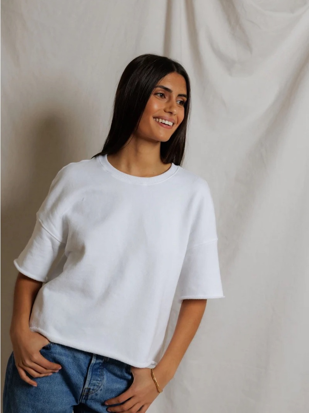 perfectwhitetee French Terry Tshirt